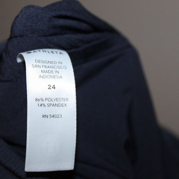 Athleta 2021 Nolita Wide Leg Pants Navy Blue Women's Plus Size 24 H13676 - Picture 11 of 13